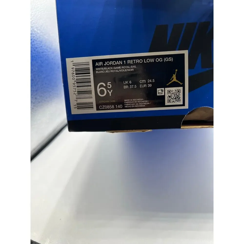 Air Jordan 1 Retro Low OG GS “Game Royal” size 6.5Y
